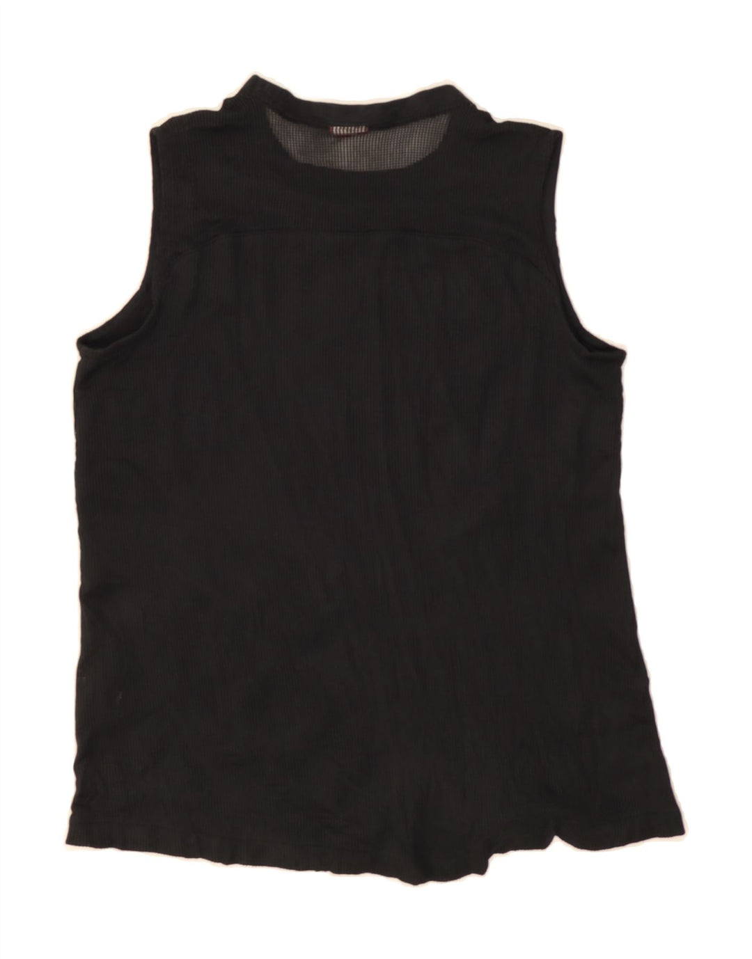 NIKE Womens Graphic Vest Top UK 14 Medium Black Polyester Vintage Nike and Second-Hand Nike from Messina Hembry 