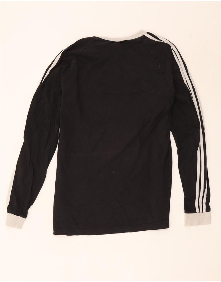 Top pentru bărbați ADIDAS cu mânecă lungă, mare, negru, bumbac