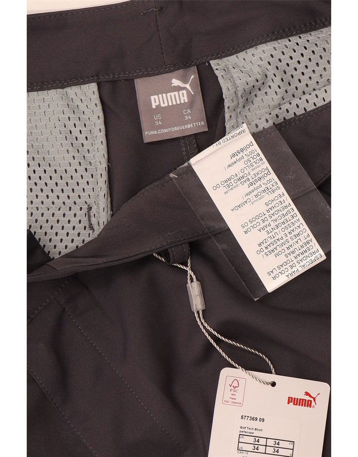 Pantaloni scurți chino pentru bărbați Puma W34 Large Gri Poliester