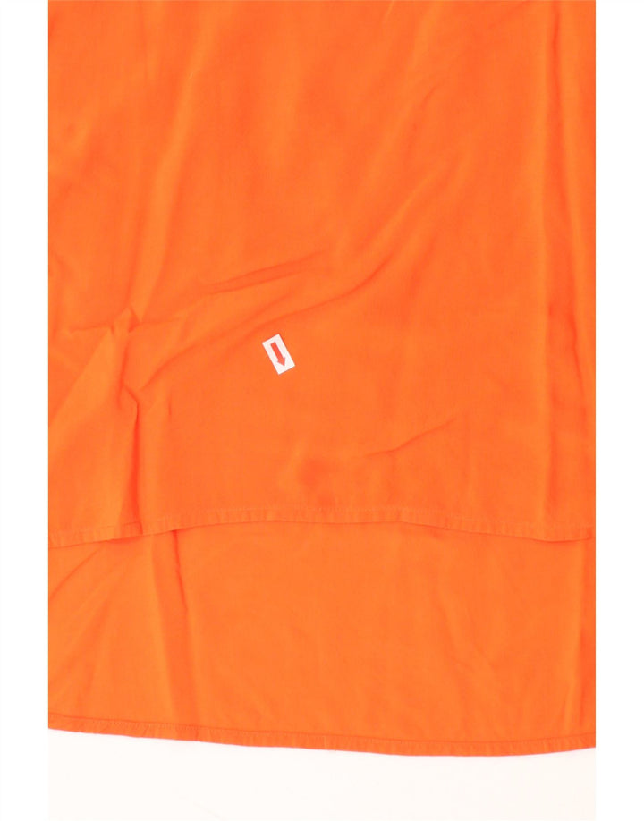 BENETTON Womens Blouse Top UK 6 XS Orange Vintage Benetton and Second-Hand Benetton from Messina Hembry 