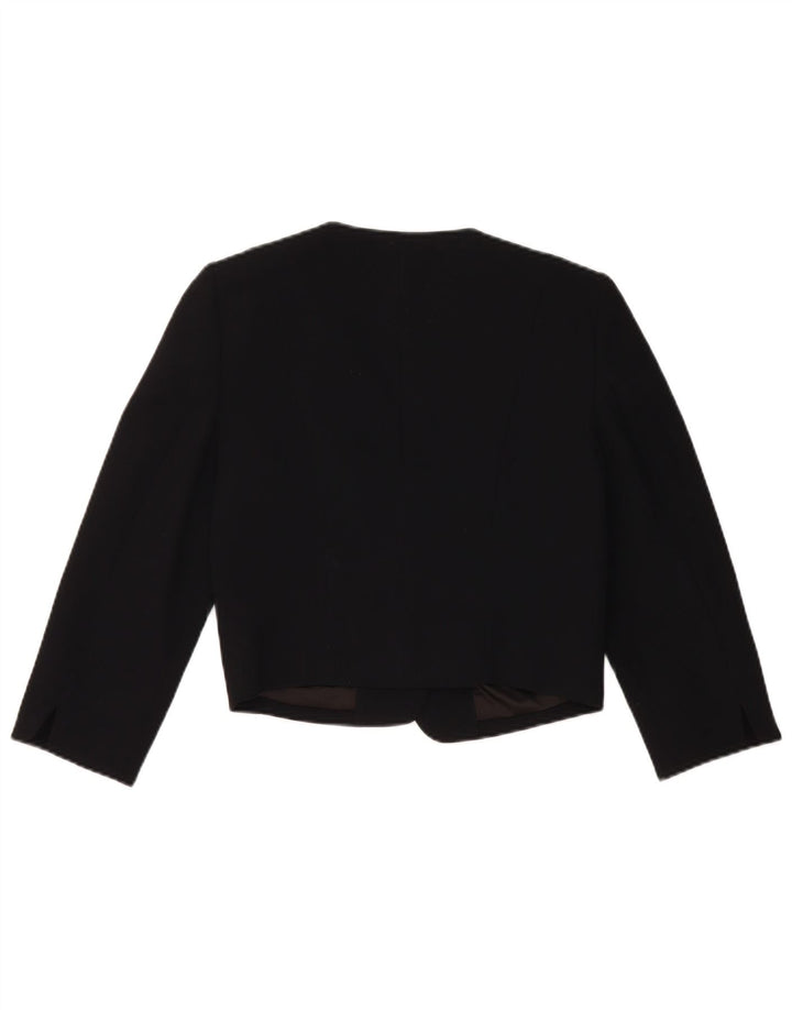 Jachetă Blazer deschisă pentru femei Monsoon UK 10 Poliester negru mic