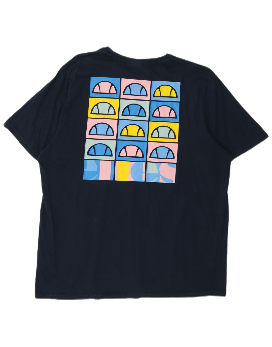 Tricou grafic ELLESSE pentru bărbați Top 2XL bumbac bleumarin