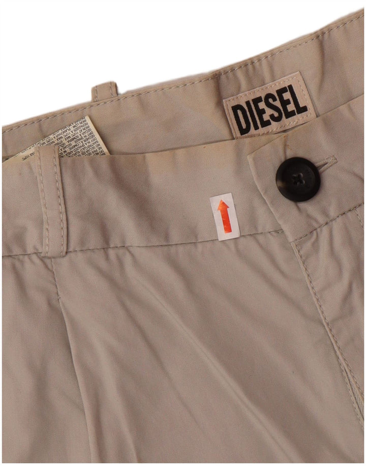 Pantaloni scurți chino DIESEL pentru femei W27, bumbac gri mic
