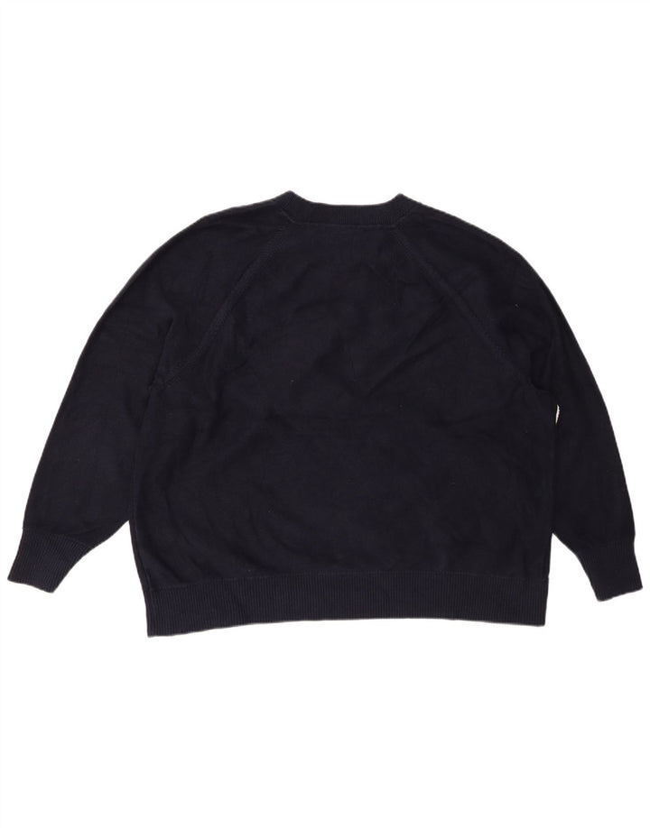 Pulover pentru femei TOMMY HILFIGER cu gât de barca IT 48 XL bleumarin