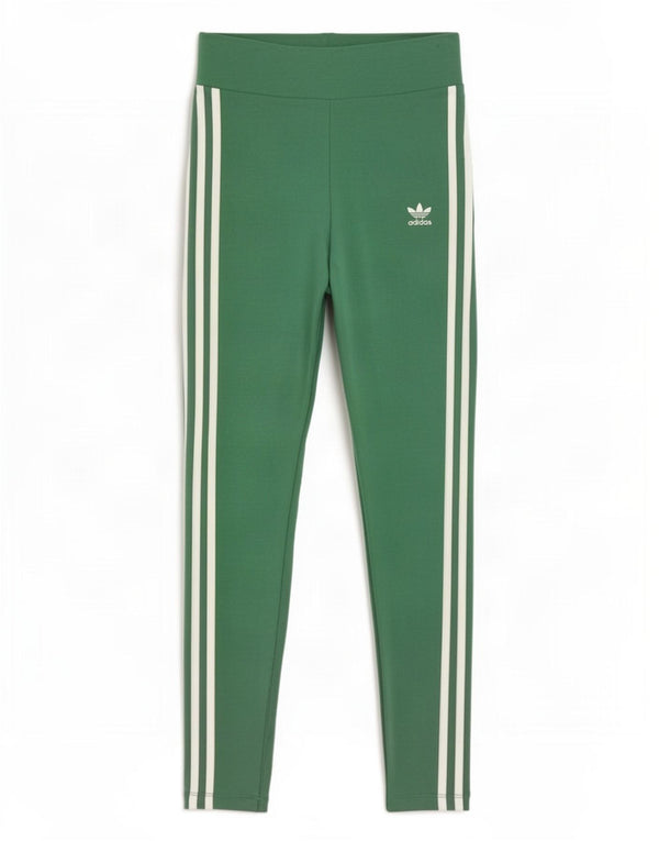 Leggings pentru femei Adidas UK 8 mic verde bumbac