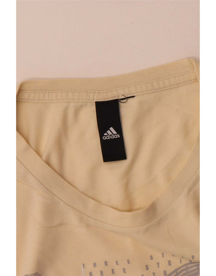 Tricou grafic pentru bărbați Adidas Top Mediu Galben