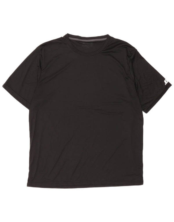 Tricou Russell Athletic pentru bărbați Top 3XL poliester negru