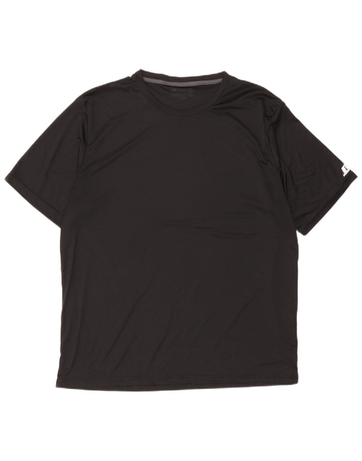 Tricou Russell Athletic pentru bărbați Top 3XL poliester negru