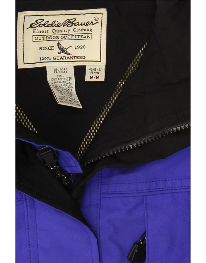 Jachetă cu glugă pentru femei Eddie Bauer UK 14 Poliester albastru mediu