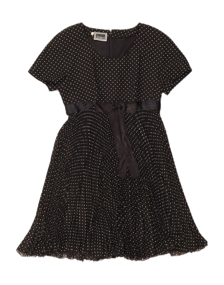 Rochie A-Line pentru femei Luisa Spagnoli IT 44 Medium Black Polka Dot