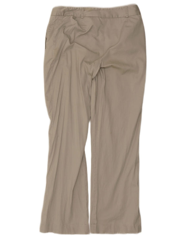 Pantaloni casual drepti pentru femei Marks & Spencer UK 12 Medium W30 L30 Bej