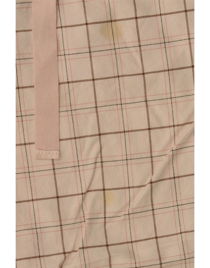 CONVERSE Mens Chino Shorts Small W32  Pink Check Cotton Vintage Converse and Second-Hand Converse from Messina Hembry 