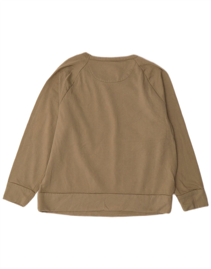 EDDIE BAUER Pulover pentru damă pentru femei UK 16 Poliester kaki mare