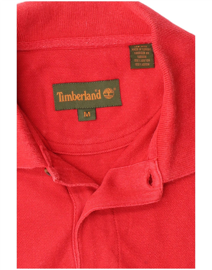 Tricou polo Timberland pentru bărbați, bumbac roșu mediu