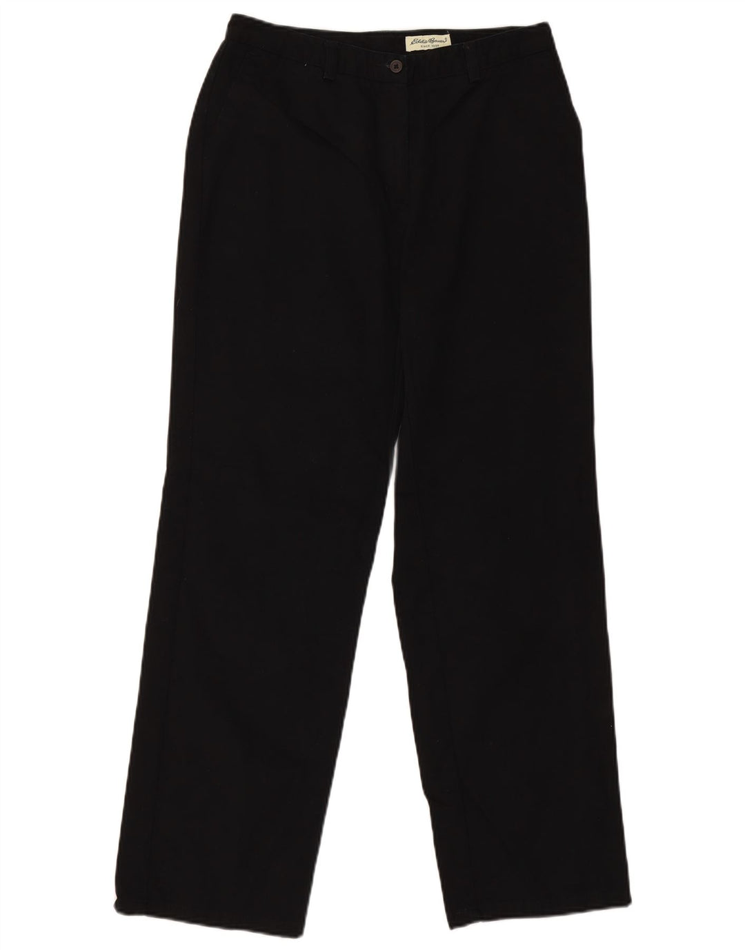 EDDIE BAUER Pantaloni chino drepți pentru femei EU 40 Medium W30 L30 Negru