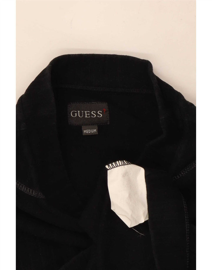 Guess Top pentru femei cu mânecă lungă UK 14 Medium Black Bumbac