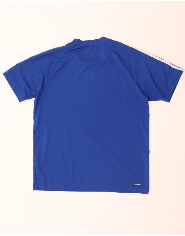 Tricou pentru bărbați Adidas Aeroready Top mare poliester albastru