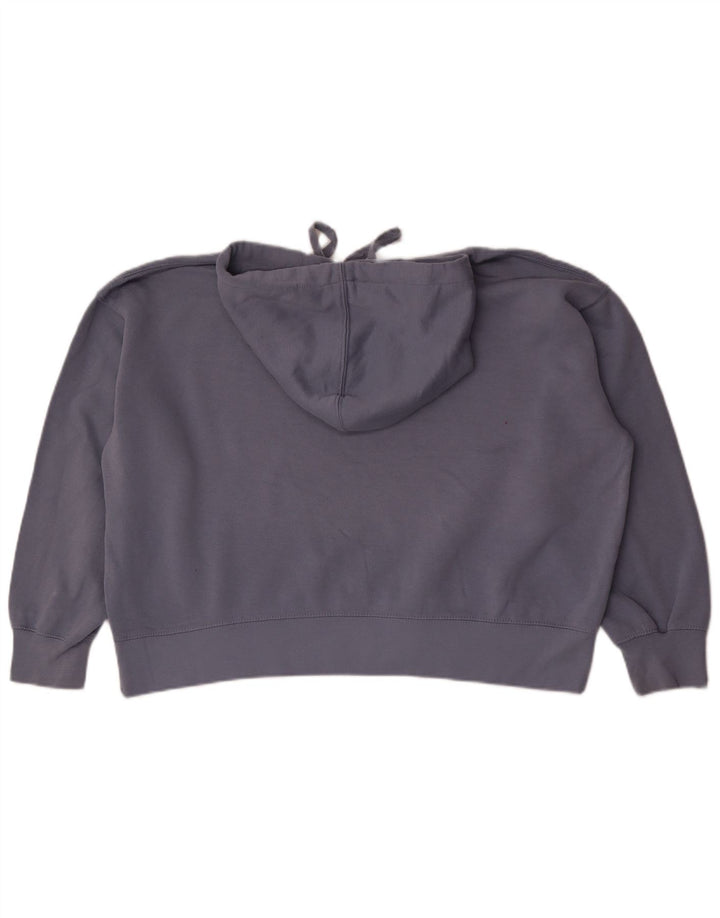 Pulover supradimensionat pentru femei Zara UK 10 Poliester albastru mic