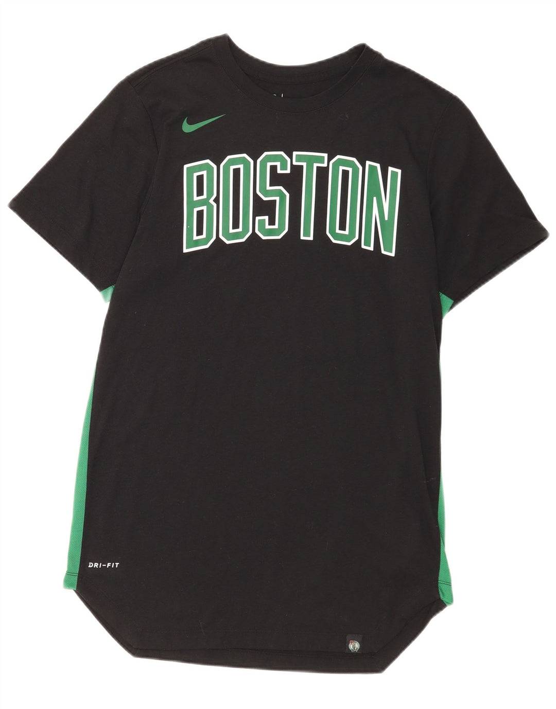 Tricou grafic Nike Boston Celtics pentru bărbați Top Mediu Poliester Negru