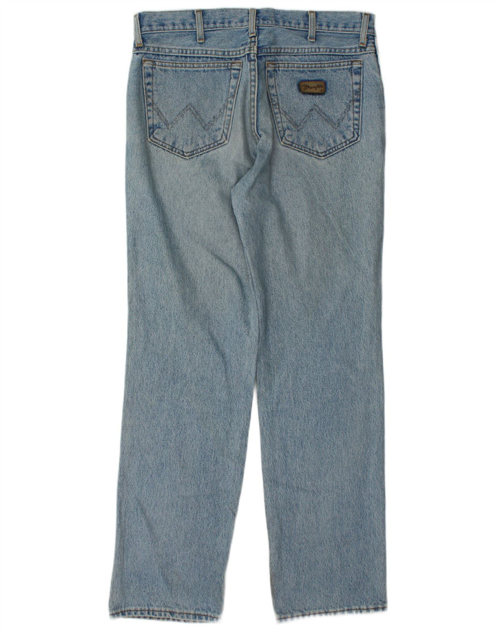 Blugi drepte pentru bărbați Wrangler Texas W33 L32 Bumbac albastru