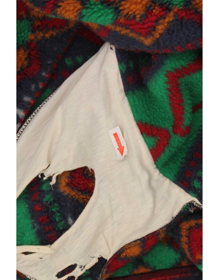 Jachetă vintage pentru bărbați din lână UK 42 XL, multicoloră, geometrică