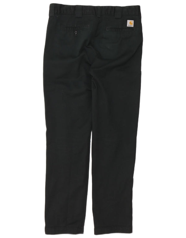 Pantaloni chino slim pentru bărbați Carhartt W32 L34 bumbac negru
