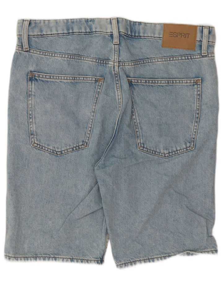 Pantaloni scurți din denim pentru bărbați Esprit W33, bumbac albastru mediu