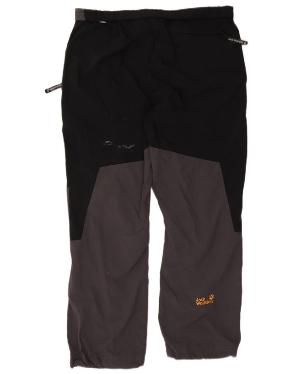 Pantaloni casual drepti pentru bărbați Jack Wolfskin W34 L28 Gri Colorblock