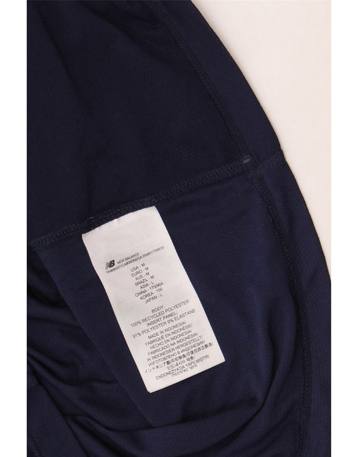 Tricou pentru bărbați NEW BALANCE Top Mediu Bleumarin Poliester