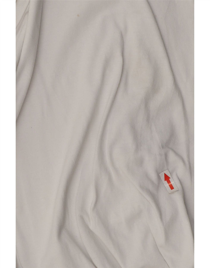 Tricou supradimensionat pentru femei Zara UK 10 Small White