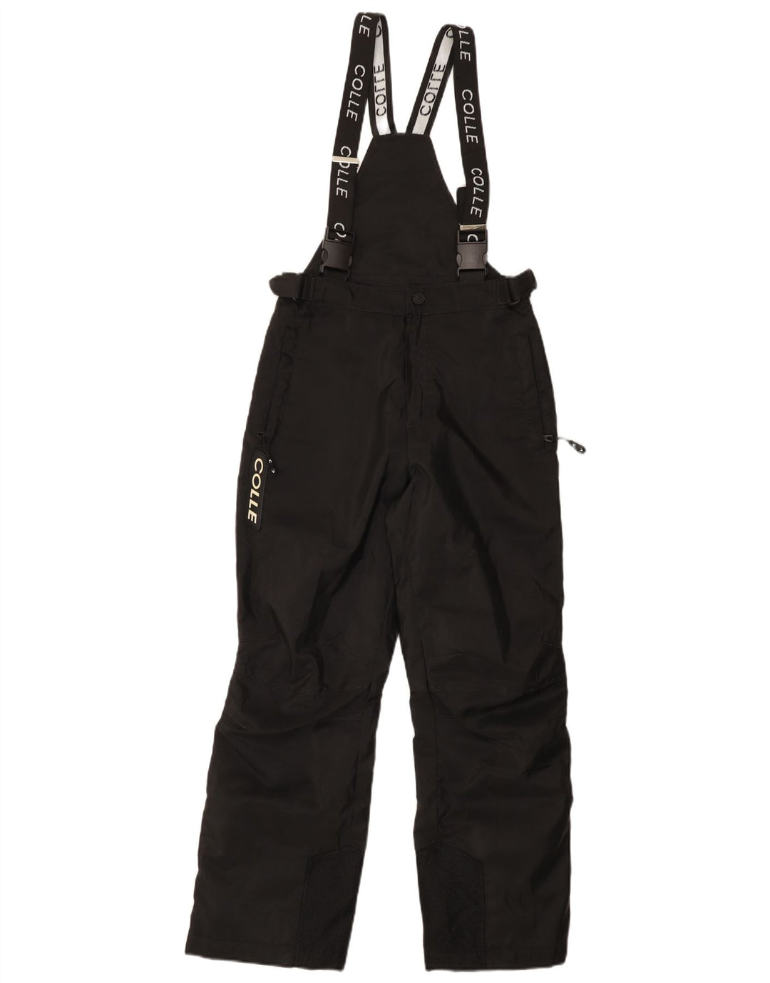 Pantaloni de schi salopete grafice COLLE băieți 11-12 ani negru
