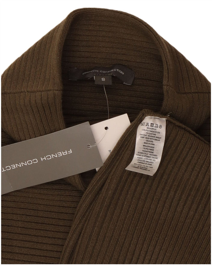 French Connection Pulover cu gât țestoasă pentru femei UK 10 Small Khaki