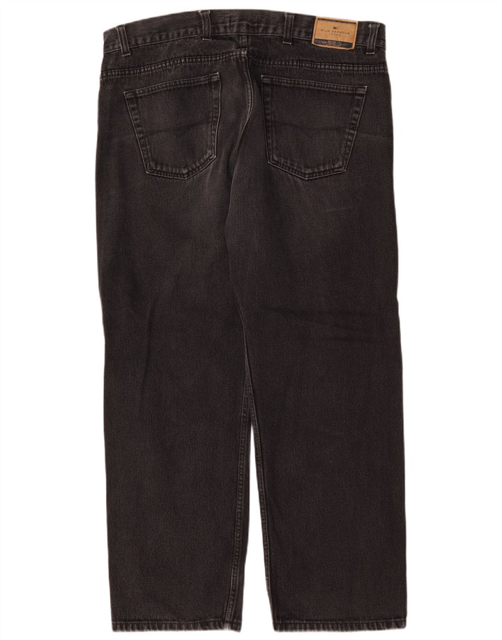 Blugi drepti pentru bărbați Marks & Spencer Blue Harbour W40 L29 bumbac negru