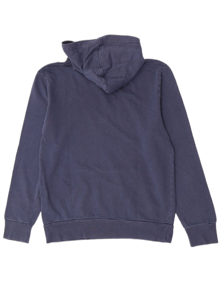 Pulover Levi's pentru bărbați cu capota cu grafică, bumbac, albastru bleumarin mediu