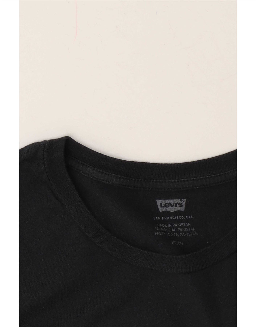 Tricou grafic supradimensionat pentru femei Levi's Top UK 10 Small Black