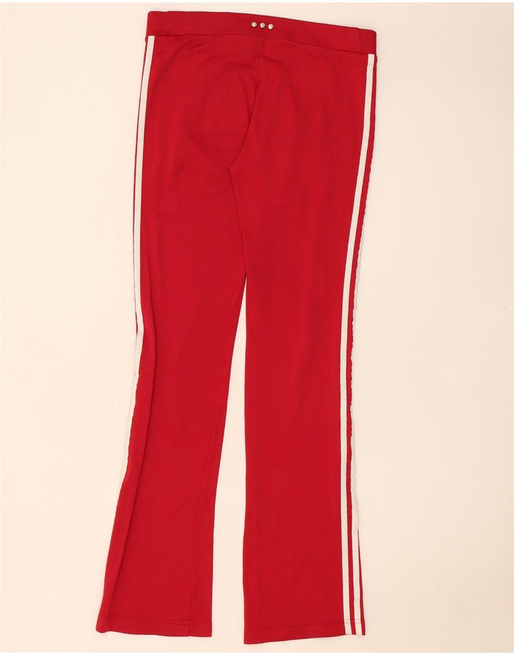 Pantaloni de trening Adidas pentru femei UK 12 Poliamidă roșie medie