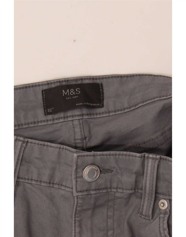Pantaloni scurți casual pentru bărbați Marks & Spencer W32 bumbac gri mediu
