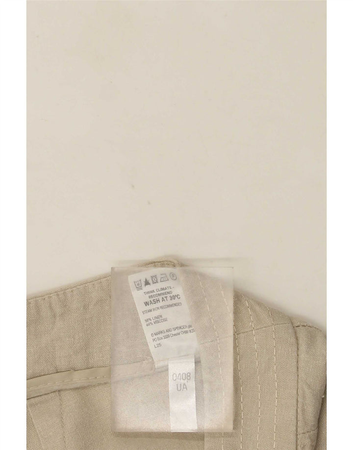 Marks & Spencer Pantaloni casual Bootcut pentru femei UK 12 Medium W30 L31 Bej