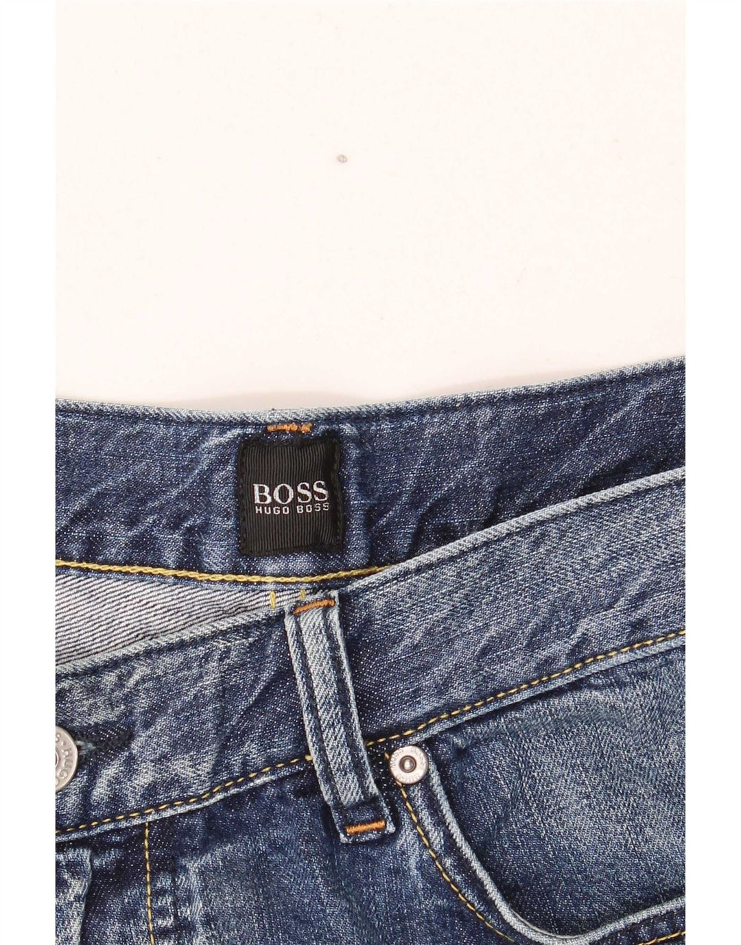 Blugi largi pentru bărbați Hugo Boss W38 L30 Bumbac albastru