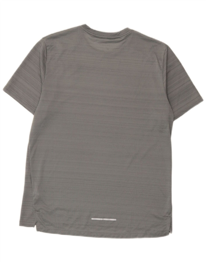 Tricou Nike Dri Fit pentru bărbați Top Mediu Gri Pinstripe Poliester