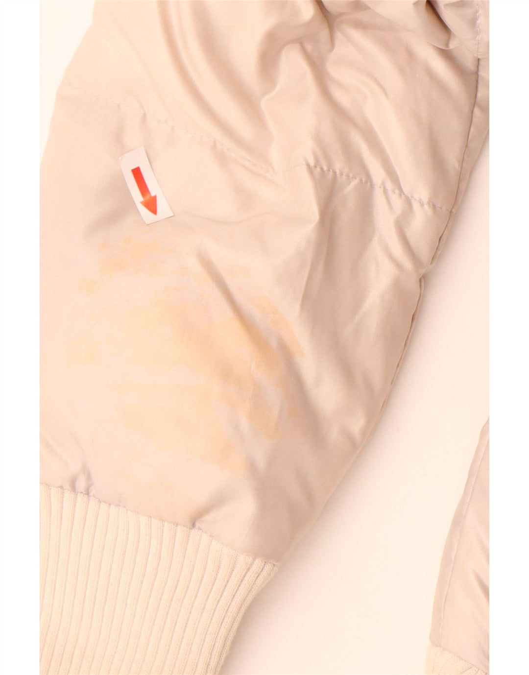 Jachetă căptușită pentru femei Adidas UK 12 Medium Beige Nylon