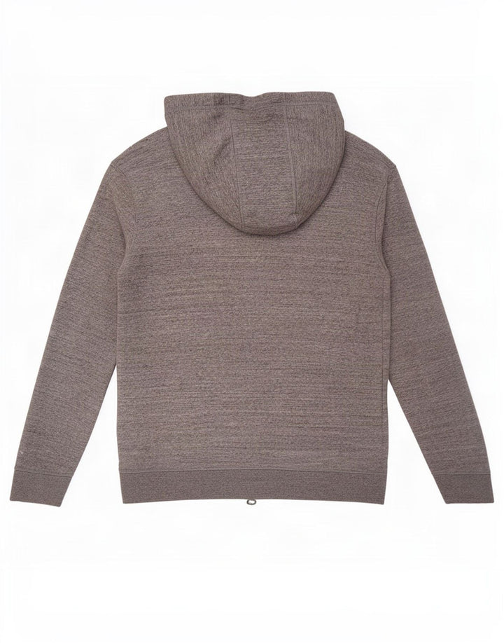 Pulover Jack Wills pentru bărbați, cu fermoar, bumbac cu pete, gri mediu