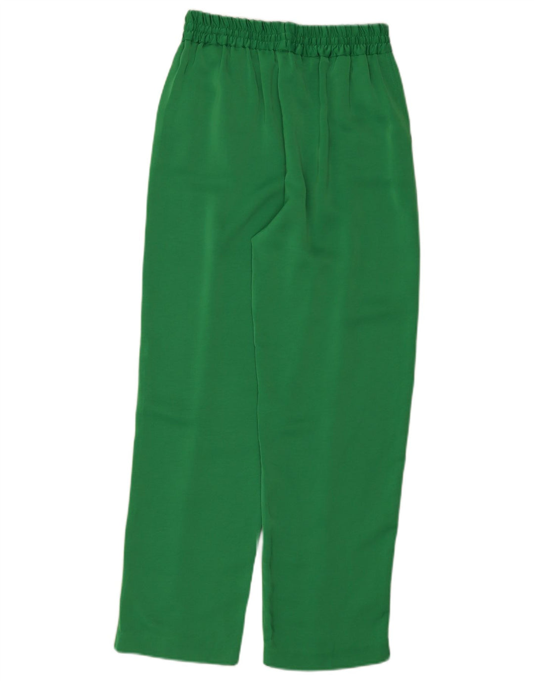 Pantaloni Drepți Casual Zara Femei Mici L26 L28 Poliester Verde