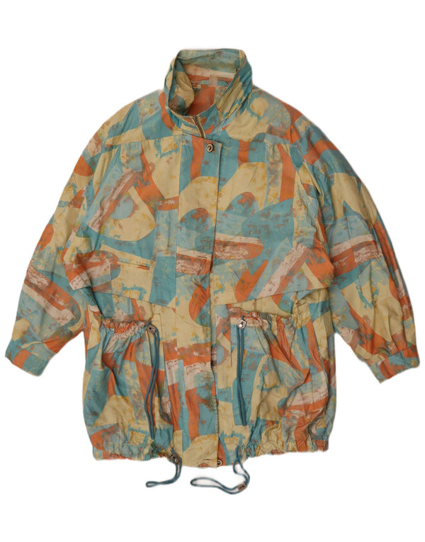 Jachetă vintage pentru femei cu model abstract, EU 46 XL, multicoloră