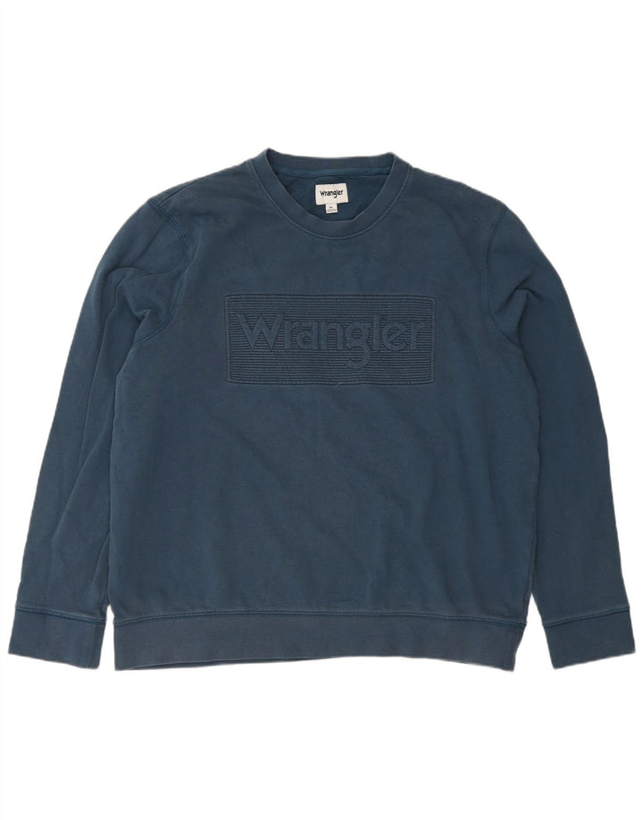 WRANGLER Pulover grafic pentru bărbați XL Bumbac albastru