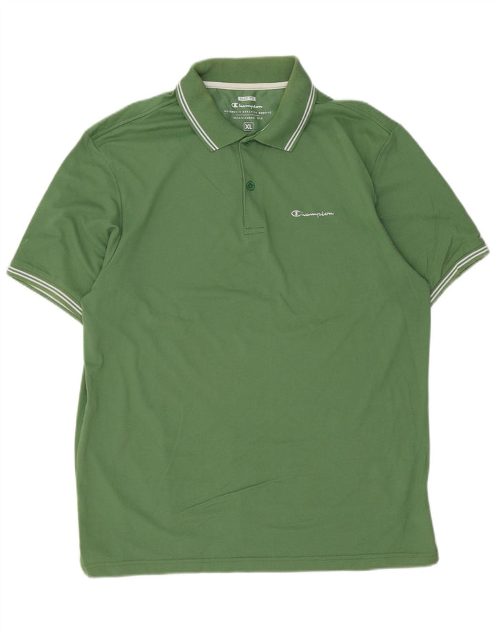 Cămașă polo pentru bărbați CHAMPION Easy Fit XL, bumbac verde