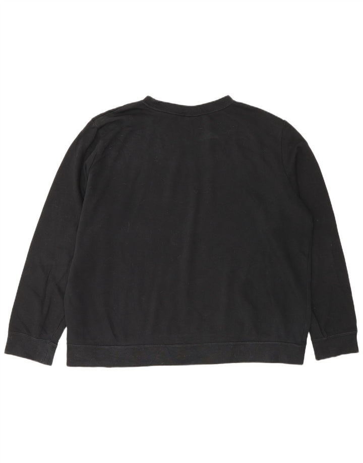Pulover supradimensionat pentru femei Nike UK 18 XL bumbac negru
