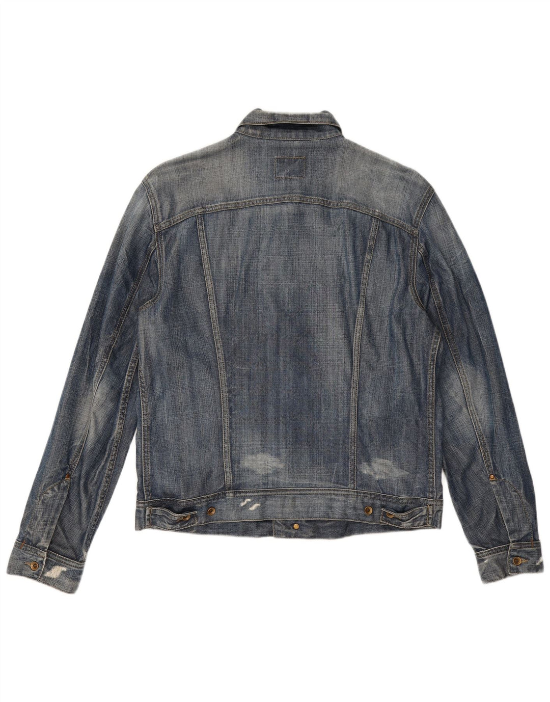 Jachetă pentru bărbați Gas din denim învechit UK 38, bumbac albastru mediu