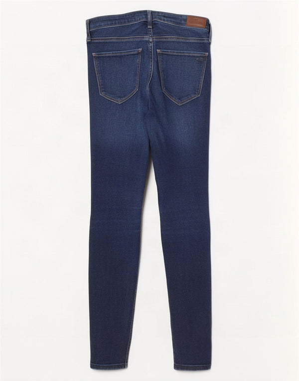 Blugi Hollister pentru femei cu talie înaltă super skinny US 5 Small W27 L26 Blue