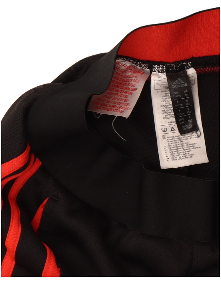 Pantaloni scurți sport Adidas Predator Graphic pentru băieți 11-12 ani, poliester negru